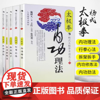杨氏太极拳2[行拳心法] [正版]全5册 太极拳内功理法+行拳心法+拆架拆手+内功修炼法+劲法 武功功夫秘籍杨氏太极拳谱