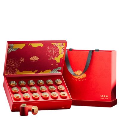 杞里香 大果黑枸杞礼盒-礼遇繁花红色 300g(18罐)