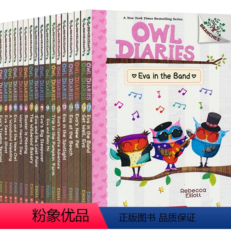 猫头鹰日记17册 [正版]Dragon Masters 学乐大树系列 Branches 驯龙士1-21 儿童初级英语章节