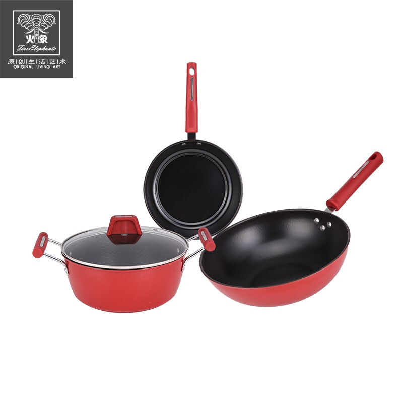 火象福运连年三件套锅具HXG-TZ114套
