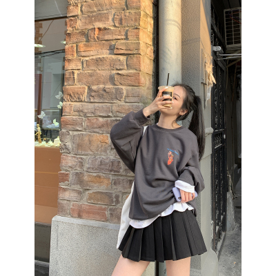 YIBUSHENG2021年新款韩版百搭色a字短裙显瘦高腰半身裙女百褶裙