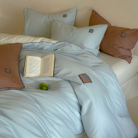 100S全棉磨毛四件套高支加厚 多巴胺系列纯棉三4件套学生宿舍秋冬