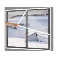 锦瑞星防风防寒透明窗帘120*80cm/个