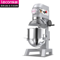 乐创(lecon)搅拌机商用打蛋器多功能厨师机蛋糕面包和面机打发打奶油40L(带罩) LC-DK-B40B