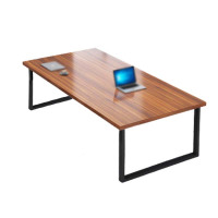 铭威盾会议桌长桌简约现代工作台会议室长条桌办公桌椅组合1.8*0.9(米)