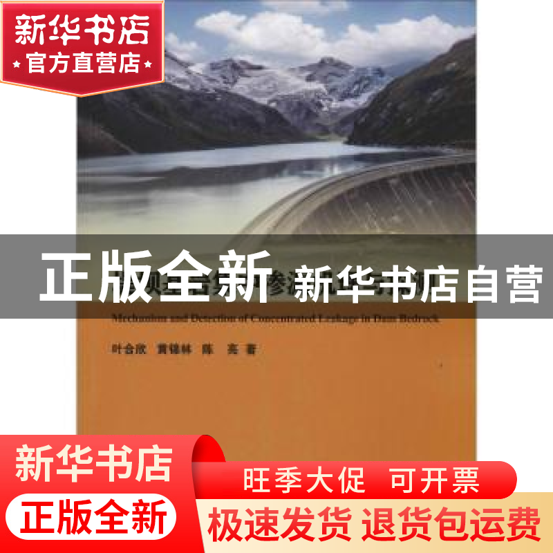 正版 堤坝基岩集中渗漏机理与探测 叶合欣,黄锦林,陈亮 科学出