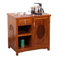 锦北茶水柜新中式烧水柜茶叶存放柜茶台茶边柜茶桌配全自动电磁炉 A款