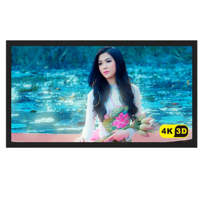 经科JK画框投影幕布投影机中边框N4-FL/W1玻纤白幕150寸16:10