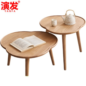 演发 茶几全实木 张