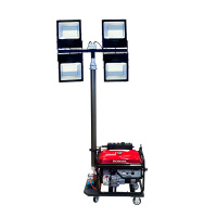 日昇之光(RECEN)RZM8502 4×100W 移动升降工作灯 配发电机 1套