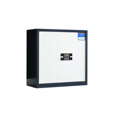 湘渭保密柜财务档案柜文件柜办公室资料储物柜保险柜矮柜灰白-电子密码锁