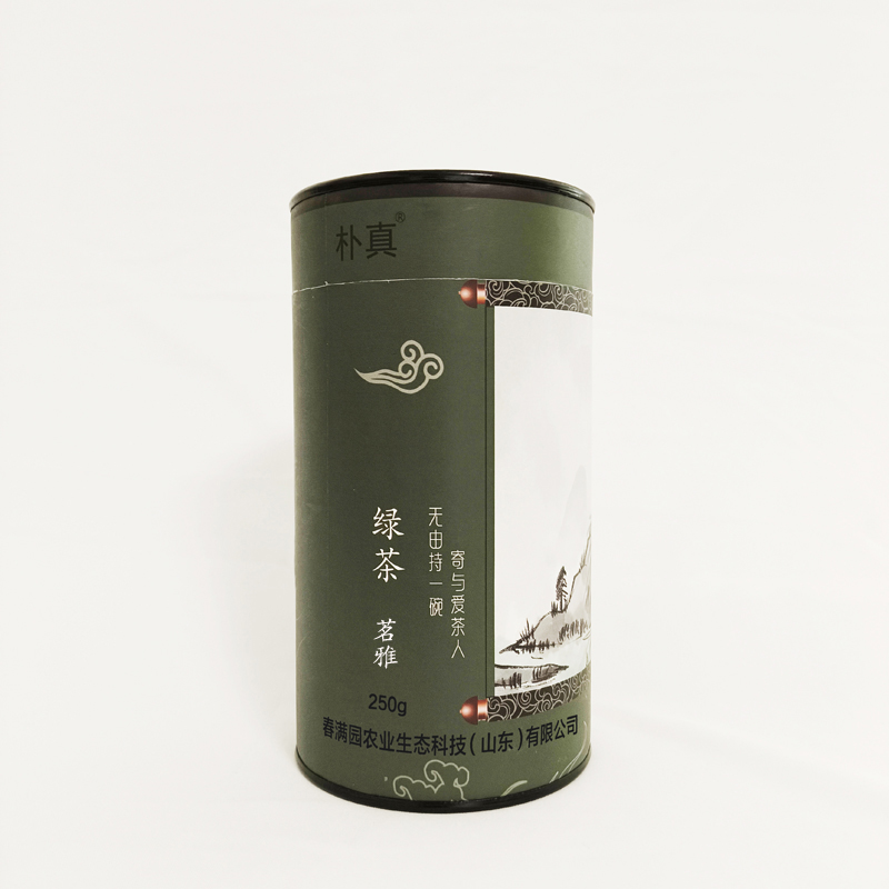 朴真茗雅绿茶250g 桶