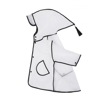 美帮汇儿童雨衣女童宝宝雨披幼儿园男童透明雨衣防水中小童学生小孩雨披