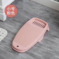 搓衣板家用一体式加厚防滑洗衣服洗衣板创意跪用惩罚塑料搓衣板子 三维工匠 大号-卡其色