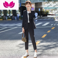 七斓小西装套装女2023新款韩版正装小个子休闲西服外套高级感