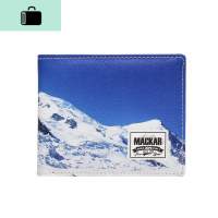 潮牌钱包男短款高中学生ins简约时尚潮流韩版个性折叠钱夹NEW LAKE 蓝色