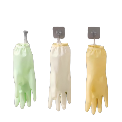 天富星 洗碗手套女耐用型家用厨房乳胶加厚清洁神器家务橡胶手套防水 双