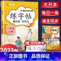 [正版]一年级字帖练字上册练字帖同步人教版小学生1语文书带笔顺笔画拼音描红儿童生字帖识字表字帖幼儿园升一年级字贴小朋友一