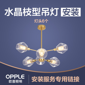 欧普照明(OPPLE)安装链接 需要提供安装服务的请拍下相应的链接(此链接需单独拍下)