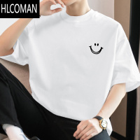 HLCOMAN260gt恤男短袖潮牌印花圆领上衣服美式半袖夏季宽松
