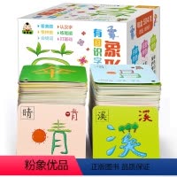 [正版]象形有图识字卡片2婴幼儿童宝宝益智趣味看图识字象形认字卡片幼儿园小班 0-3-6岁全套有图学汉字婴儿启蒙早教卡