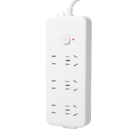 齐心 PCP-W628 延长线插座 6位21孔 总控全长3.0米 白