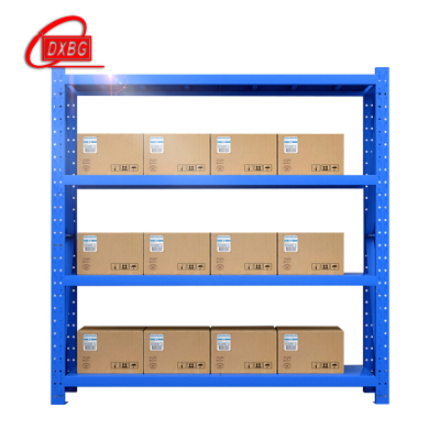 DXBG仓库仓储货架四层金属五金货架家用中型重型置物架展示架子200KG 200*60*200*4层