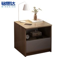 铭思达木质床头柜下抽 个
