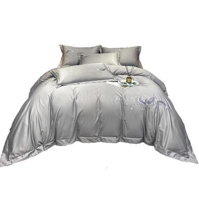 60支长绒棉四件套全棉全棉欧式轻奢风100床单人被套床笠4床上用品