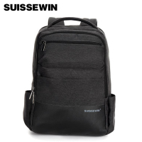 瑞士时尚多功能双拼色商务双肩包SN99309