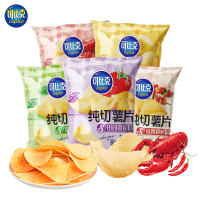 可比克纯切薯片12g*4袋随机口味追剧零食膨化大礼包休闲食品