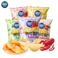 可比克纯切薯片12g*4袋随机口味追剧零食膨化大礼包休闲食品