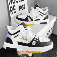 潮流小白鞋20264新款春季百搭舒适运动男潮鞋中学生男高帮休闲板鞋