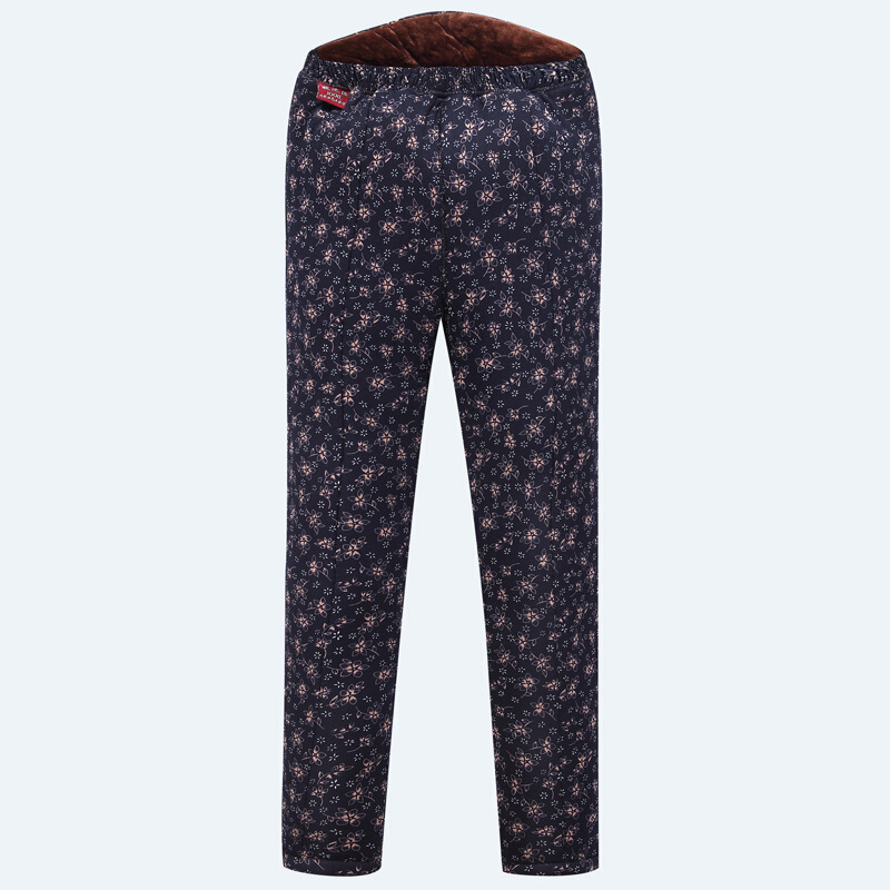 迪鲁奥(diluao)中老年棉裤女加绒加厚妈妈装大码保暖裤老年人女士驼绒