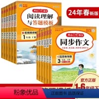 同步作文+阅读理解[上册] 小学一年级 [正版]2024新版小学生同步作文一1二2三3四4五5六6年级下册同步作文视频讲