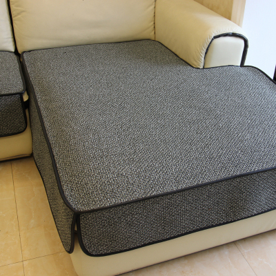 实木沙发垫套罩亚麻布艺四季简约现代定制防滑定做客厅通用皮坐