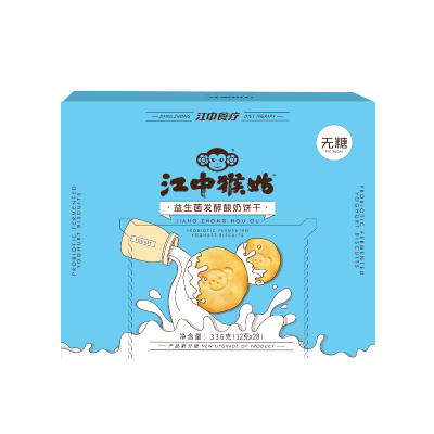 江中猴姑益生菌发酵酸奶饼干336g