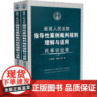 最高人民法院指导性案例裁判规则理解与适用(民事诉讼卷)(上下)江必新司法案例/实务解析中国法制出版社正版