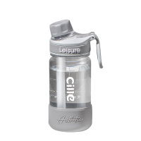 希乐塑料杯520ml耐高温大容量便携合金灰XL-2519-520