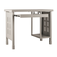 豫亿腾 加厚制式营具电脑桌营房桌营具灰白桌办公桌 学习桌