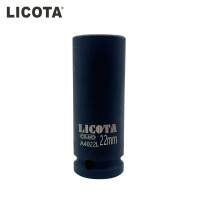 力可达(LICOTA)1/2六角公制风动长套筒22mm A4022L 个