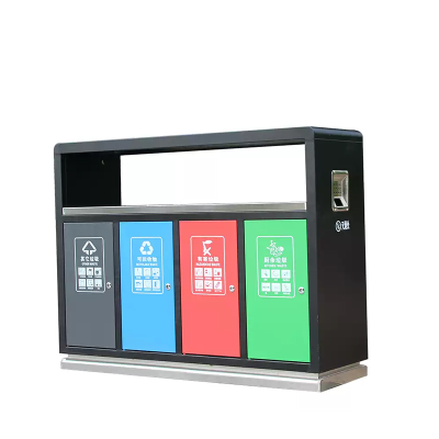 鑫睿辉 户外垃圾箱 四桶 个