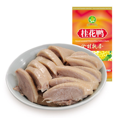 [中华特色]桂花鸭 金桂飘香盐水鸭1000g 正宗南京特产 卤味熟食 鸭肉零食