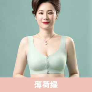 妈妈夏季冰丝内衣女聚拢防下垂上托文胸女士薄款中老年人胸罩