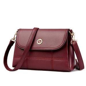 女包新款时尚中年妈妈包包百搭婆婆大容量女士软皮单肩包