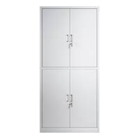 汉诺鑫威凭证柜会计收纳柜财务档案柜资料柜加厚文件柜办公室带锁铁皮柜通体双节柜