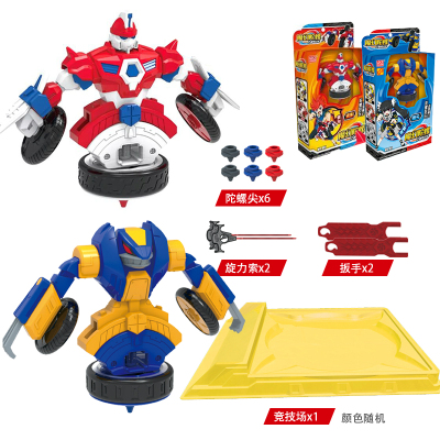 魔幻陀螺3代之机甲战车磨欢模环坨罗脱落2赤影站车套装男孩子玩具赤影+雷刃+盘