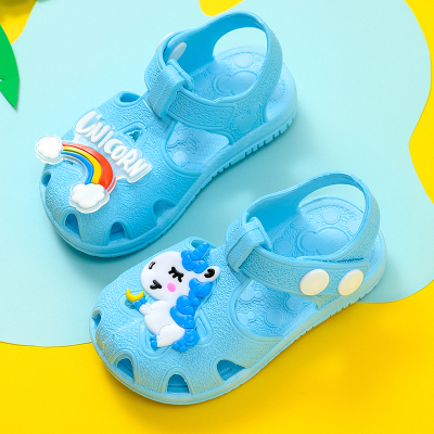 迈凯恩宝宝学步鞋塑料凉鞋婴幼儿步前鞋男女儿童防滑软底0-1-2-3岁夏季