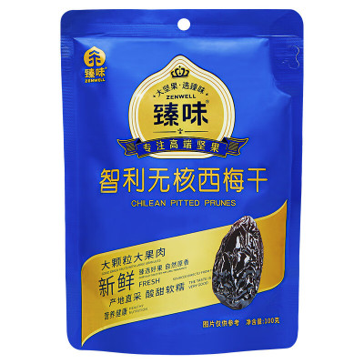 臻味 智利无核西梅干 100g 袋