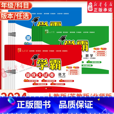 语文[人教版] 六年级下 [正版]2024秋季经纶学霸提优大试卷一二三四年级上册语文数学人教版苏教版五六年级上小学测试卷